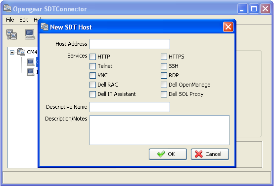 SDTConnector port forwarding