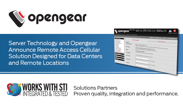 ServerTech Partners with Opengear