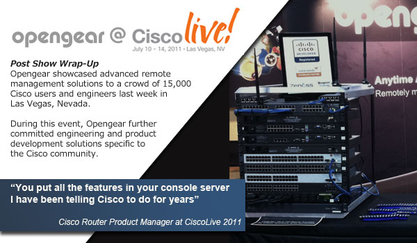 Cisco Live 2011 Wrap-up