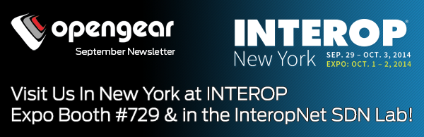 Visit Opengear at Interop NY