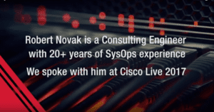 Robert Novak at Cisco Live 2017