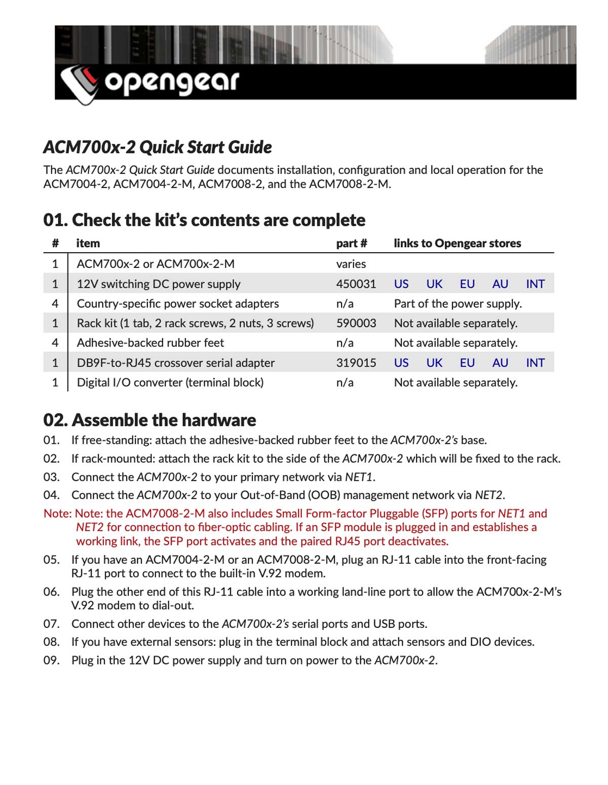 Details about   OpenGear Remote Site Gateway ACM5004-F-E