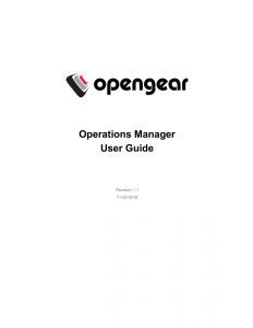 OM2200 User Manual